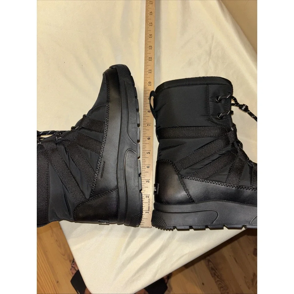 New $140 Sorel Women's 7 Black Whitney III Waterproof Boots